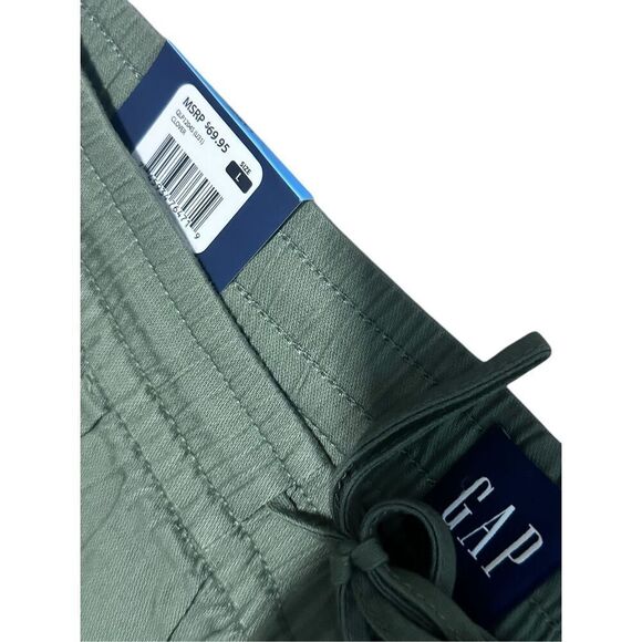 NEW WITH TAGS GAP Women's Gap Size large Elastic Waistband 27" Twill Jogger Pant - Picture 3 of 8